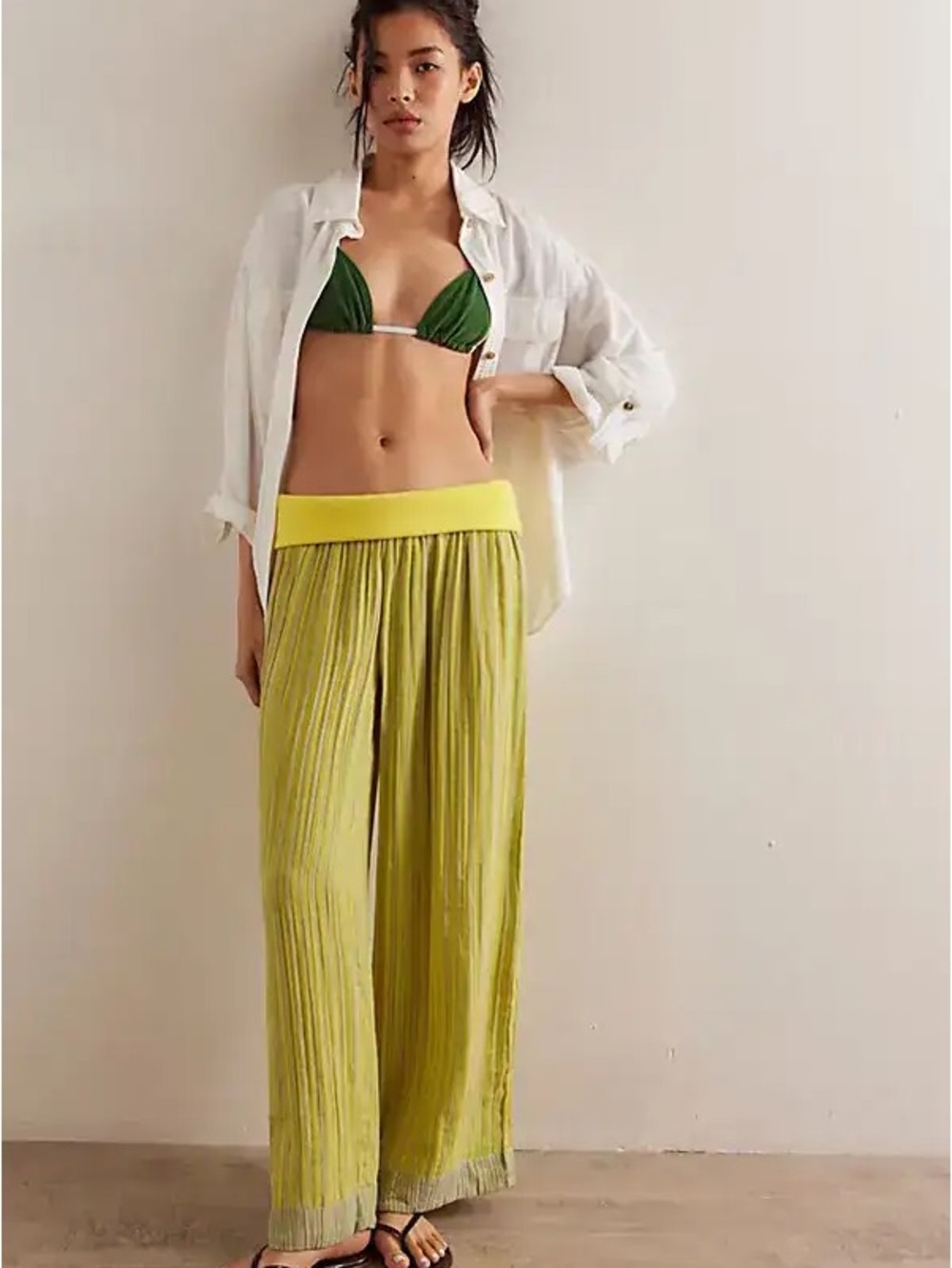 NWOT Free People Ride With Me striped pants